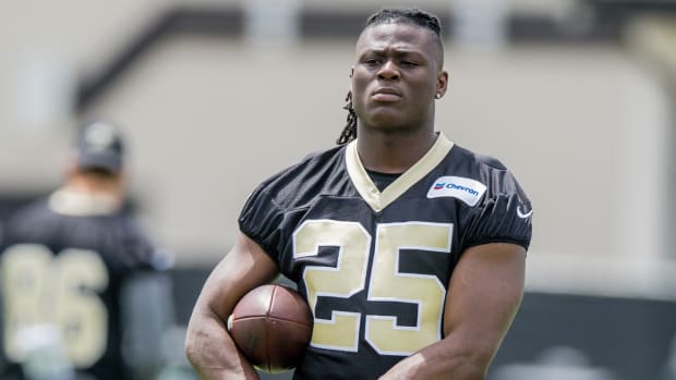 New Orleans Saints running back Kendre Miller